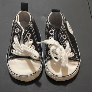 Stylish Black and White Kids Sneakers